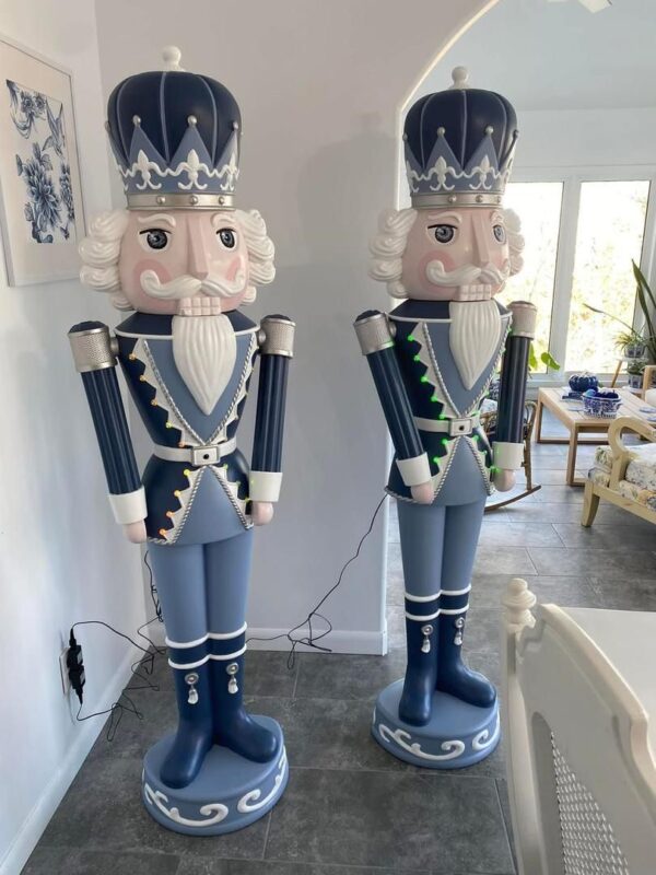 Buy Two 5ft Candy Nutcrackers: Elevate Your Holiday Decor